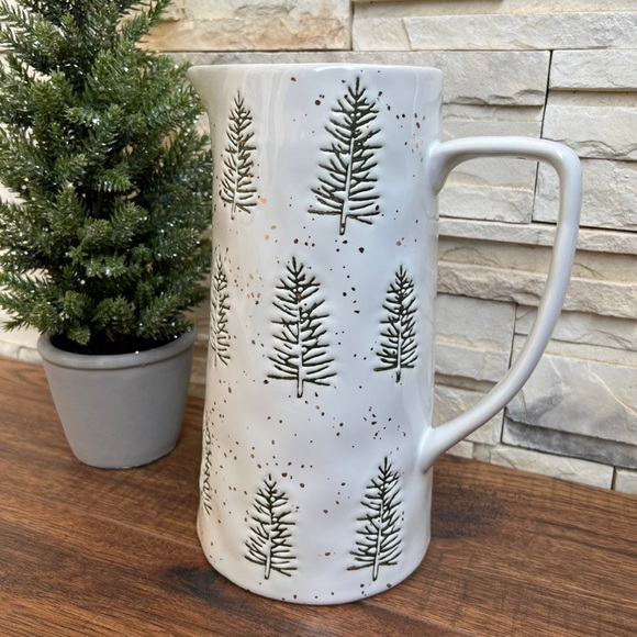 🆕 Christmas 🌲 Trees Ceramic Pitcher! - Picture 3 of 5